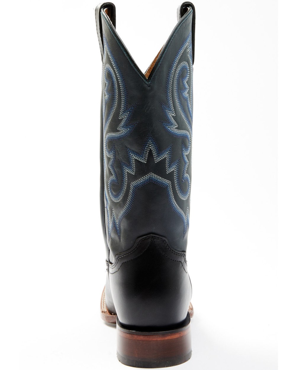 Cody James - Men's Embroidered Western Boots - Broad Square Toe | Navy