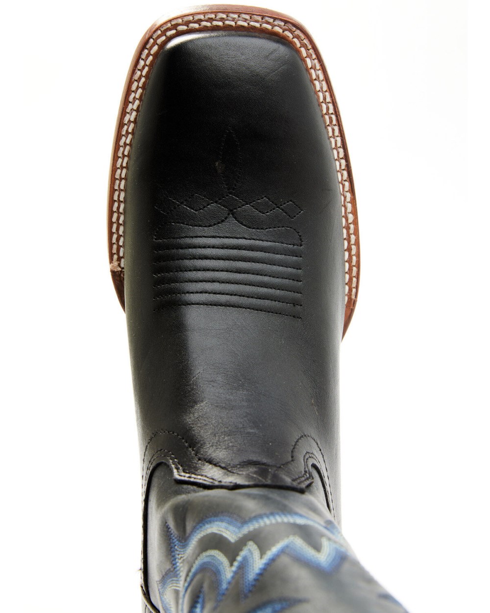 Cody James - Men's Embroidered Western Boots - Broad Square Toe | Navy