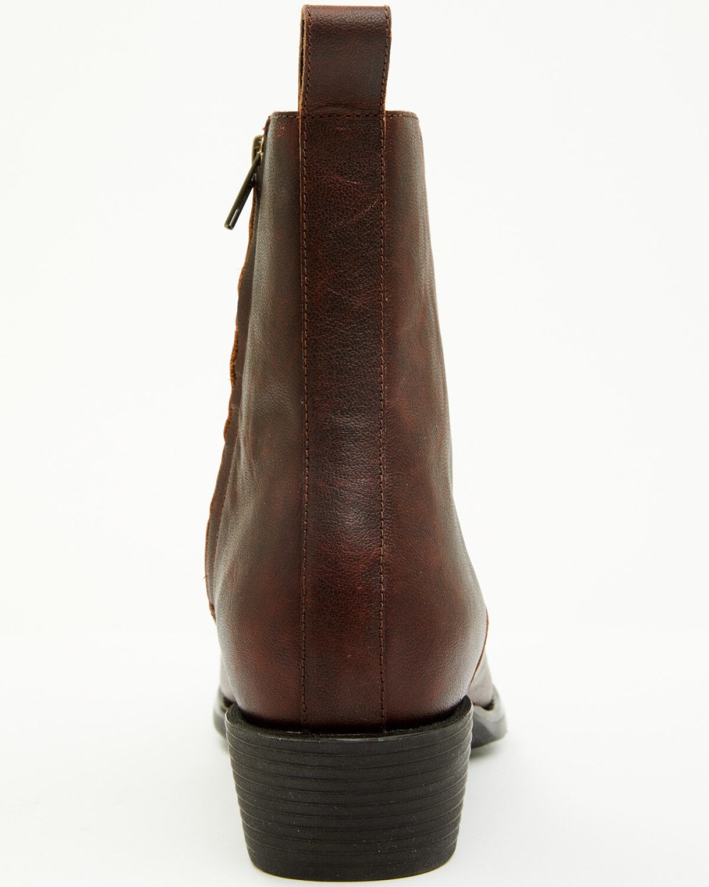 Cody James - Men's Larsen Western Ankle Boots - Round Toe | Cognac