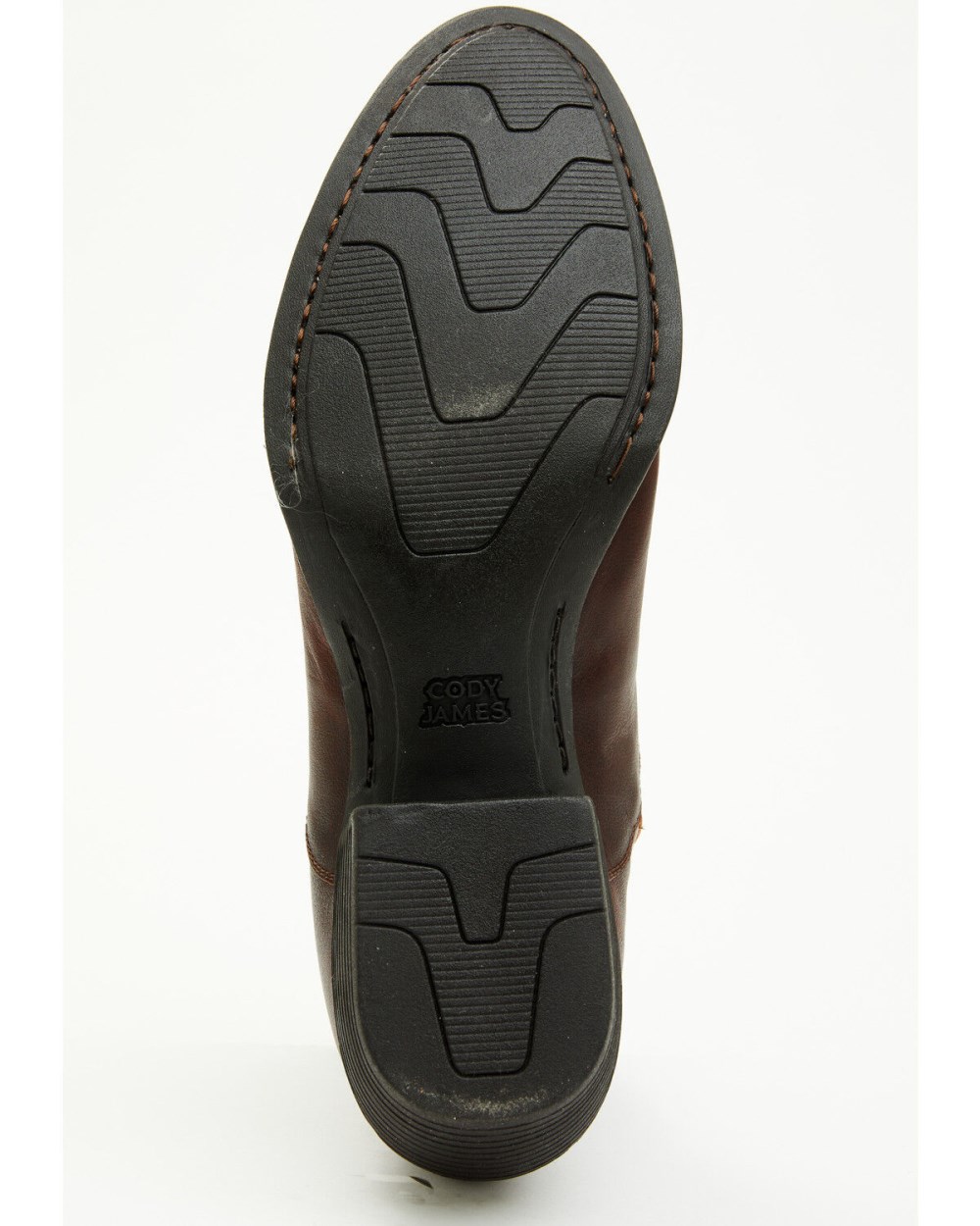Cody James - Men's Larsen Western Ankle Boots - Round Toe | Cognac