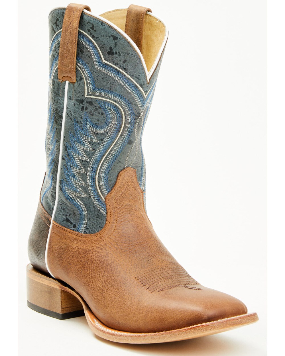 Cody James - Men's Rover Blue Western Boots - Broad Square Toe | Blue