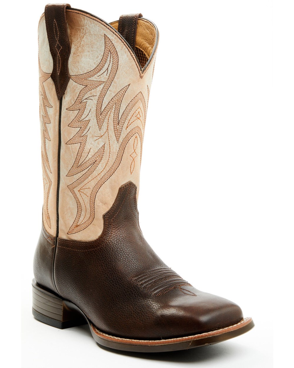 Cody James - Men's Hoverfly Western Performance Boots - Broad Square Toe | Cream