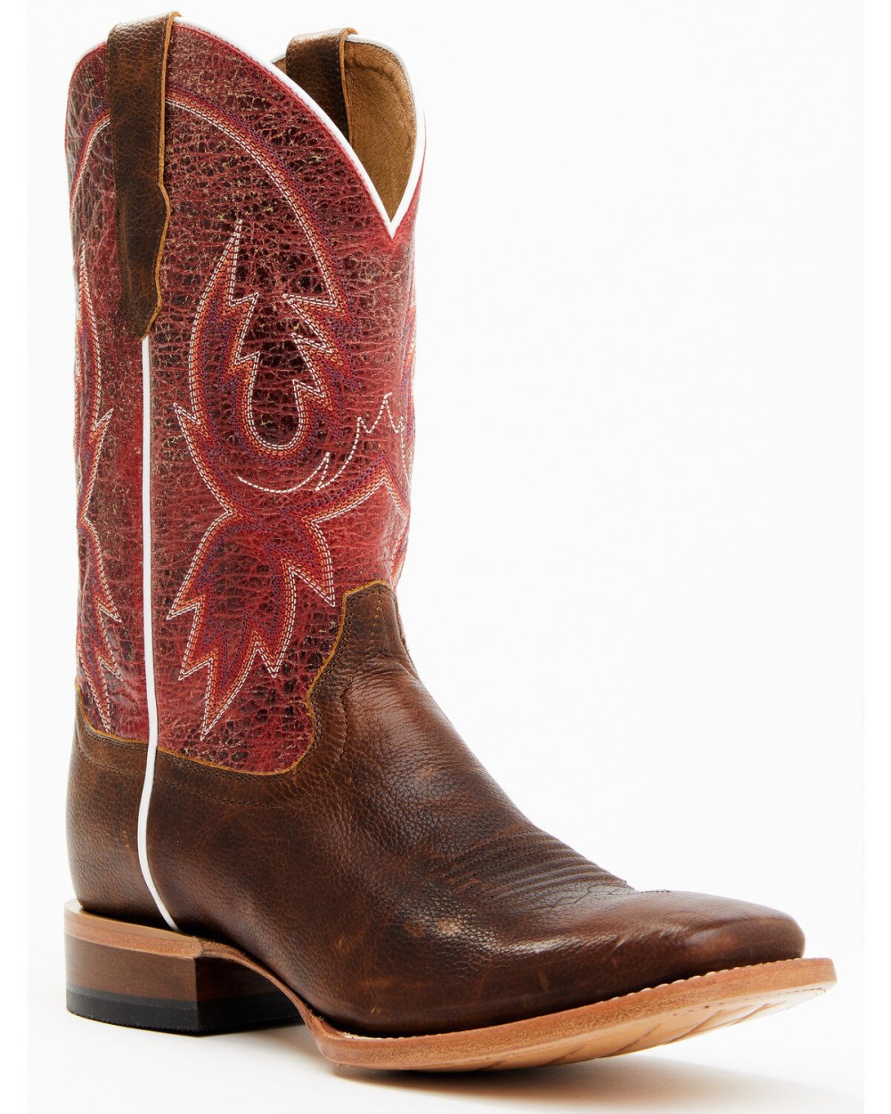 Cody James - Men's Wade Western Boots - Broad Square Toe | Brown