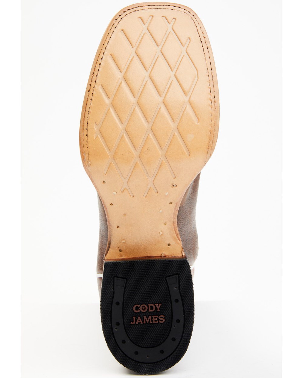 Cody James - Men's Wade Western Boots - Broad Square Toe | Brown