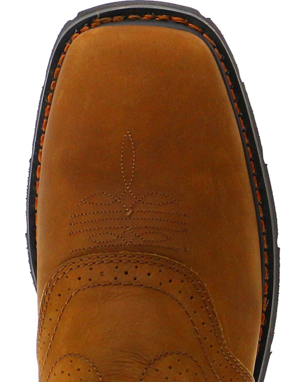 Cody James - Men's Broad Square Toe Western Work Boots | Brown