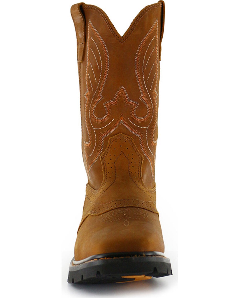 Cody James - Men's Broad Square Toe Western Work Boots | Brown