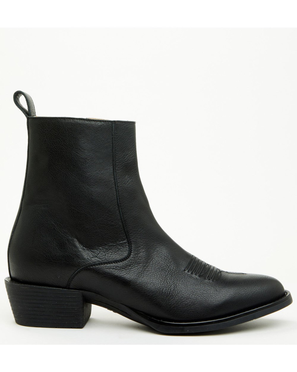 Cody James - Men's Larsen Western Ankle Boots - Round Toe | Black