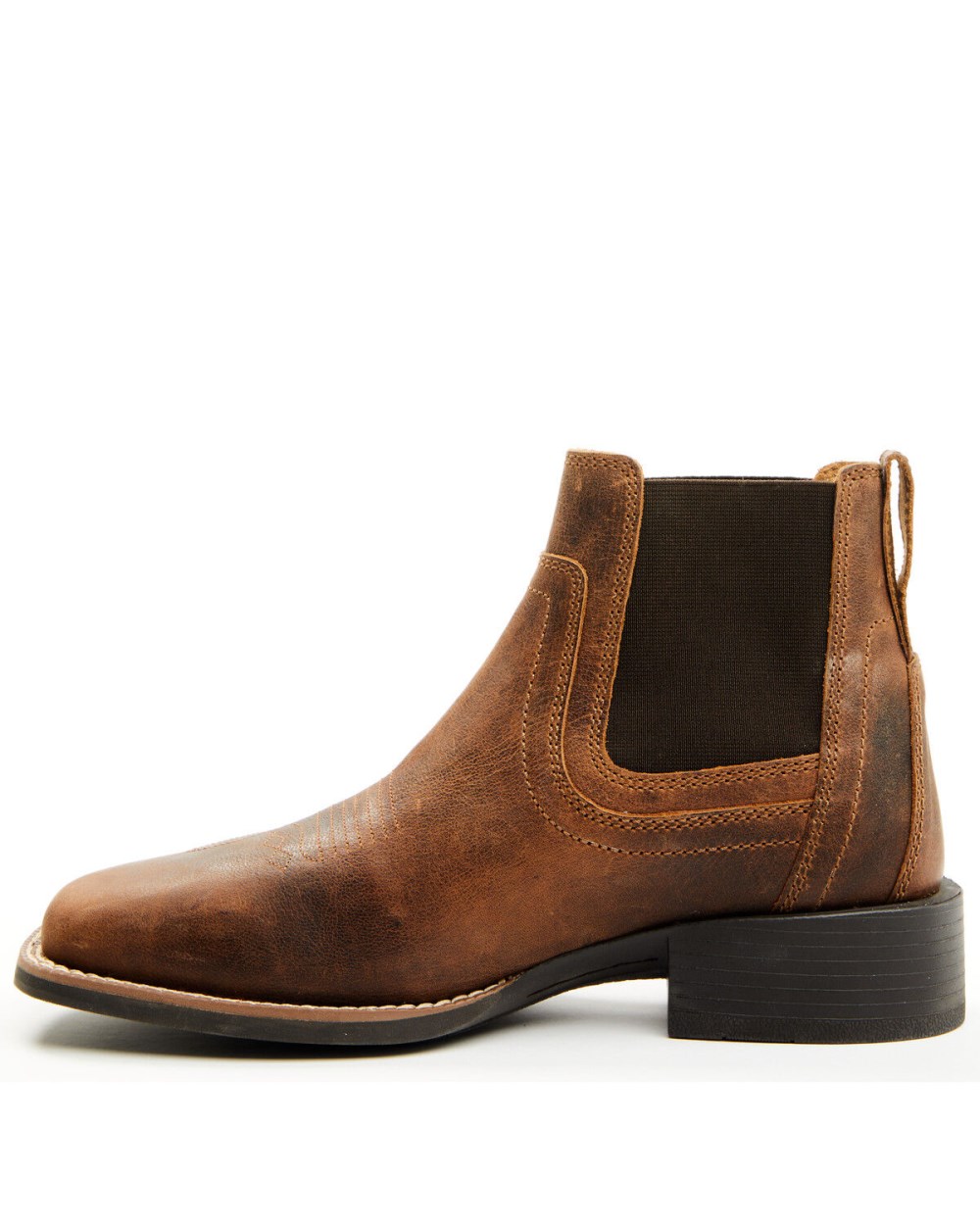 Cody James - Men's Ace Chelsea Boots - Broad Square Toe | Brown