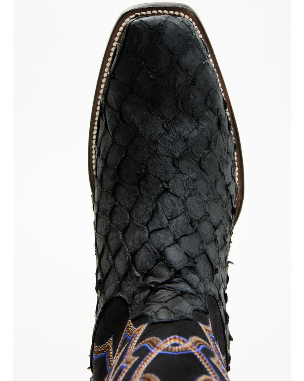 Cody James - Men's Exotic Pirarucu Western Boots - Square Toe | Black
