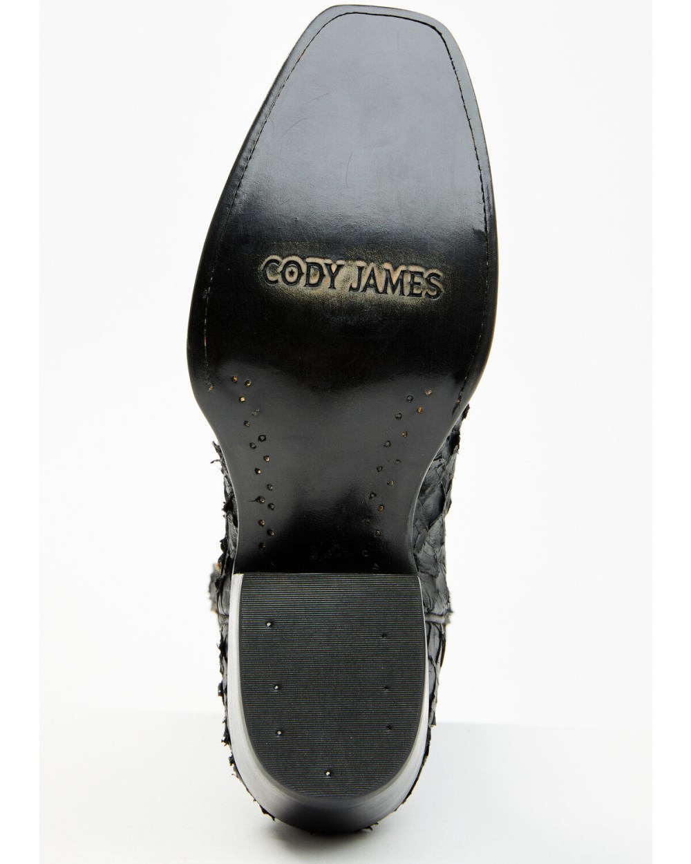 Cody James - Men's Exotic Pirarucu Western Boots - Square Toe | Black