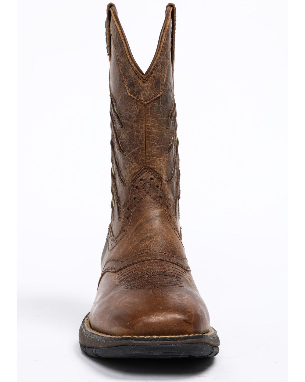 Cody James - Men's Scratch American Flag Lite Performance Western Boots - Square Toe | Brown
