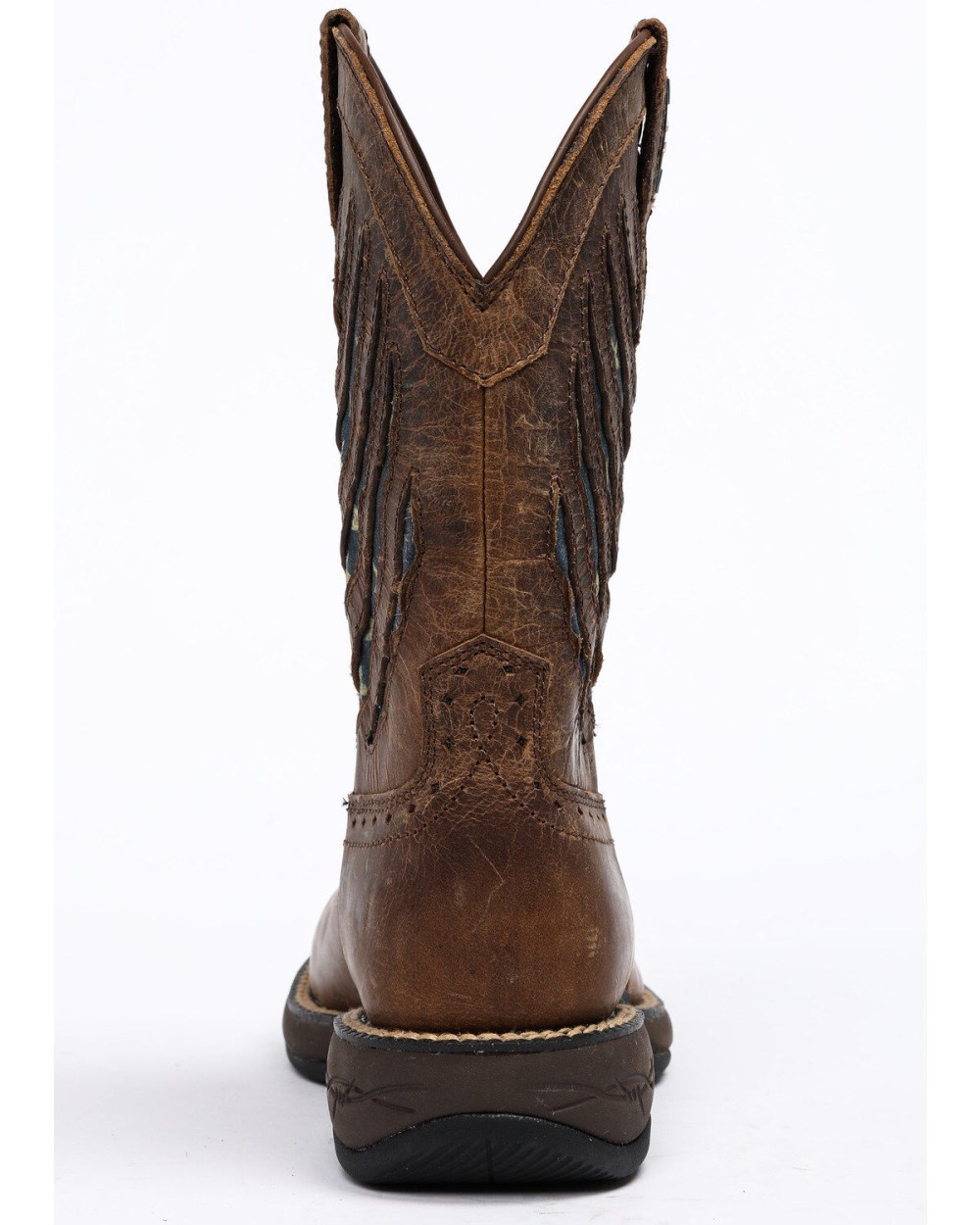 Cody James - Men's Scratch American Flag Lite Performance Western Boots - Square Toe | Brown
