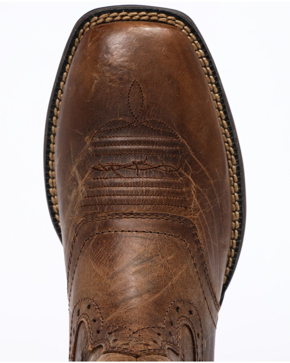 Cody James - Men's Scratch American Flag Lite Performance Western Boots - Square Toe | Brown