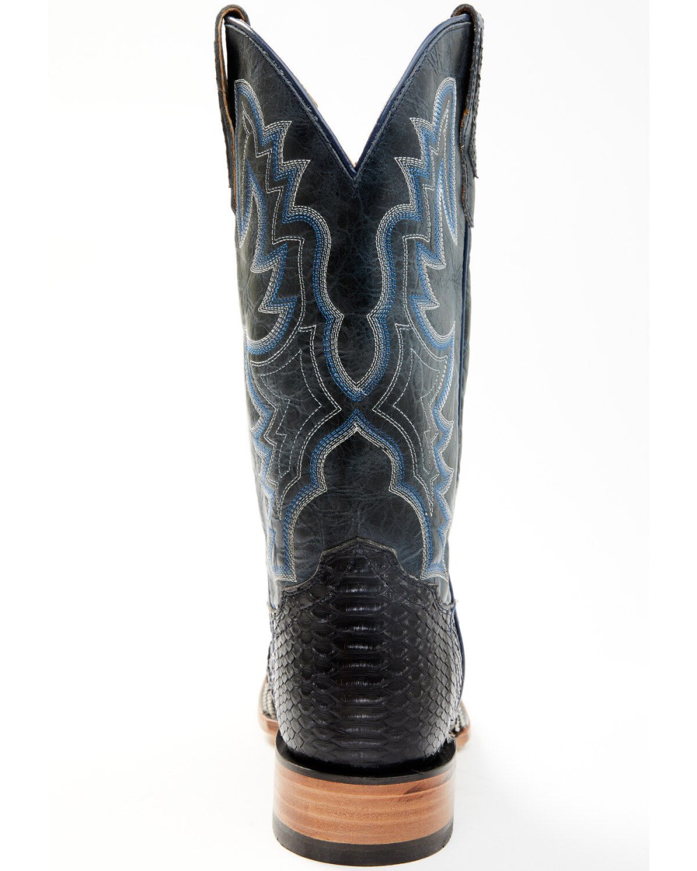 Cody James - Men's Exotic Python Western Boots - Broad Square Toe | Black