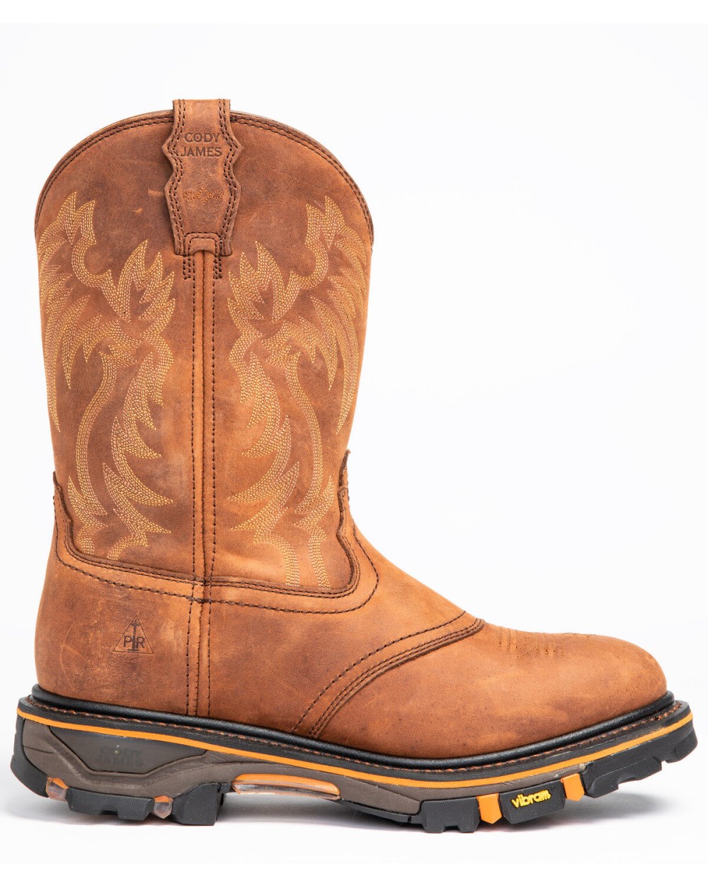 Cody James - Men's 11" Decimator Western Work Boots - Soft Toe | Brown