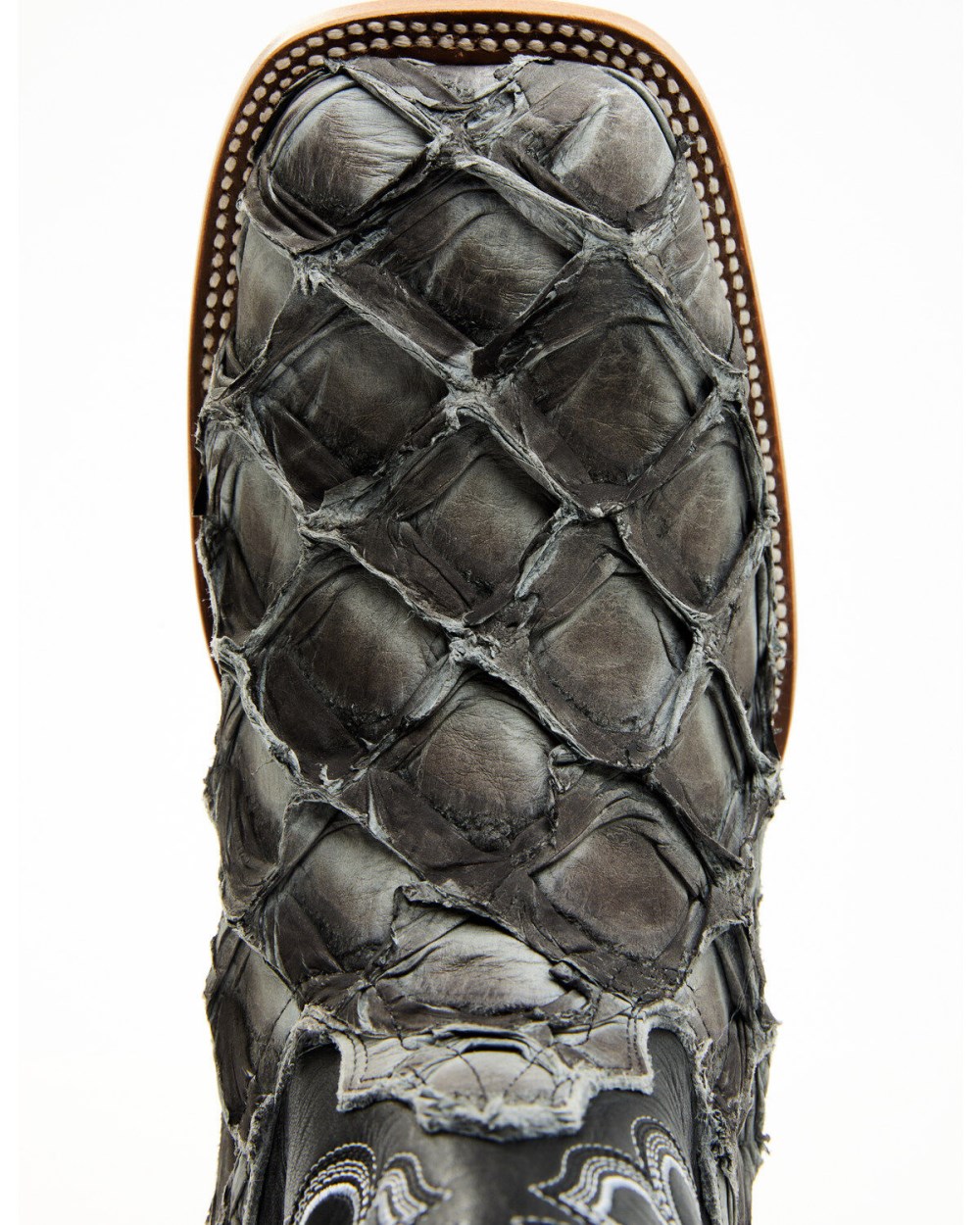 Cody James - Men's Exotic Pirarucu Western Boots - Broad Square Toe | Black