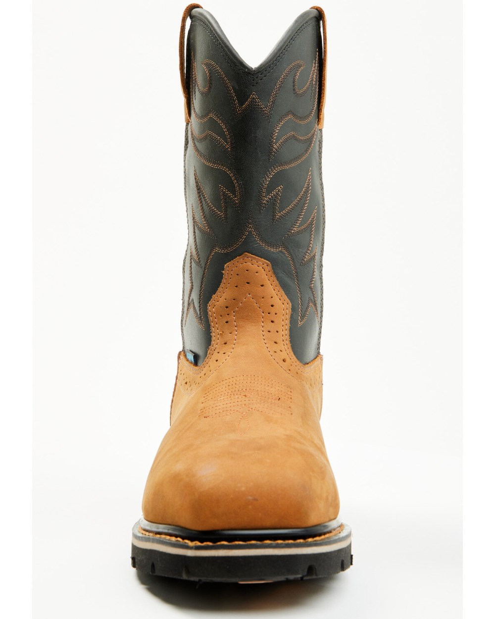 Cody James - Men's 11" Pull-On Waterproof Work Boots - Composite Toe | Brown