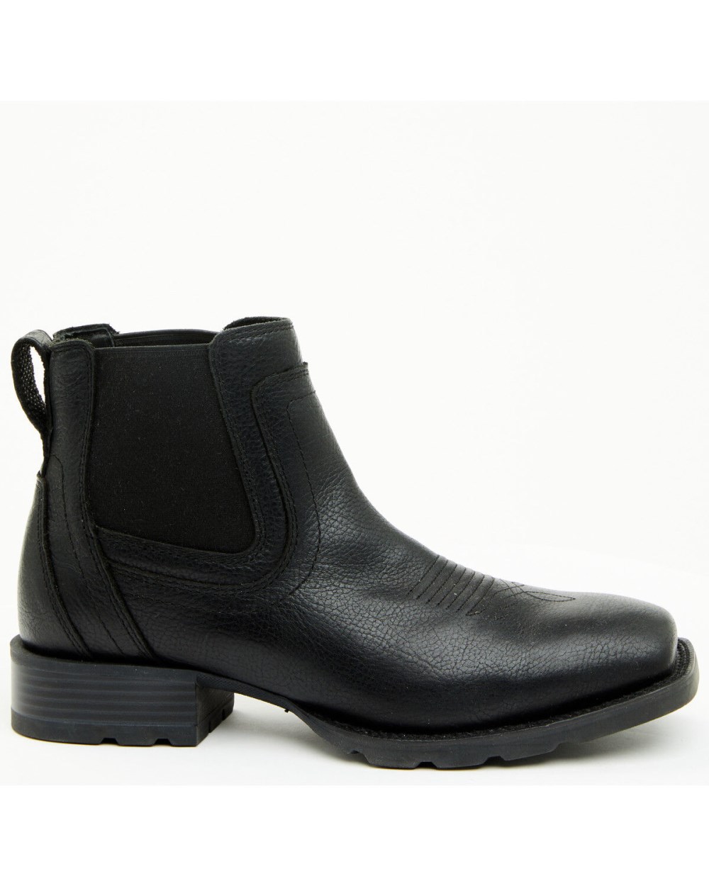 Cody James - Men's Ranger Chelsea Boots - Broad Square Toe | Black