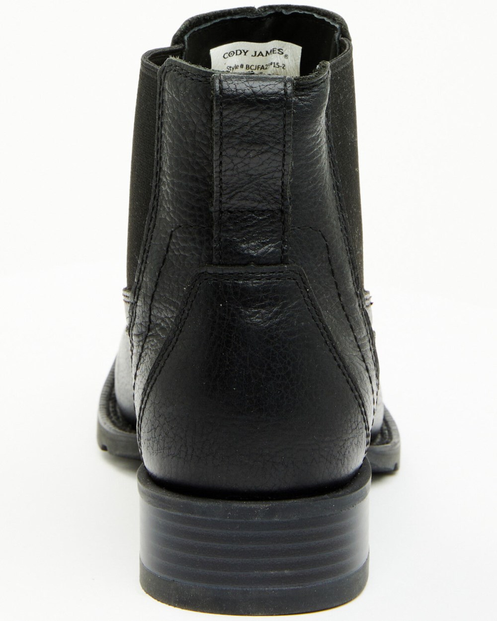 Cody James - Men's Ranger Chelsea Boots - Broad Square Toe | Black