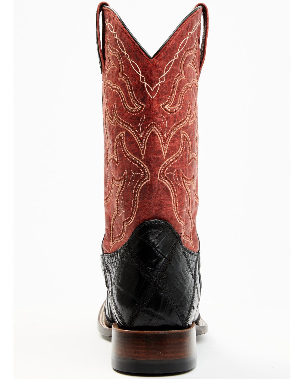 Cody James - Men's Exotic Caiman Western Boots - Broad Square Toe | Red