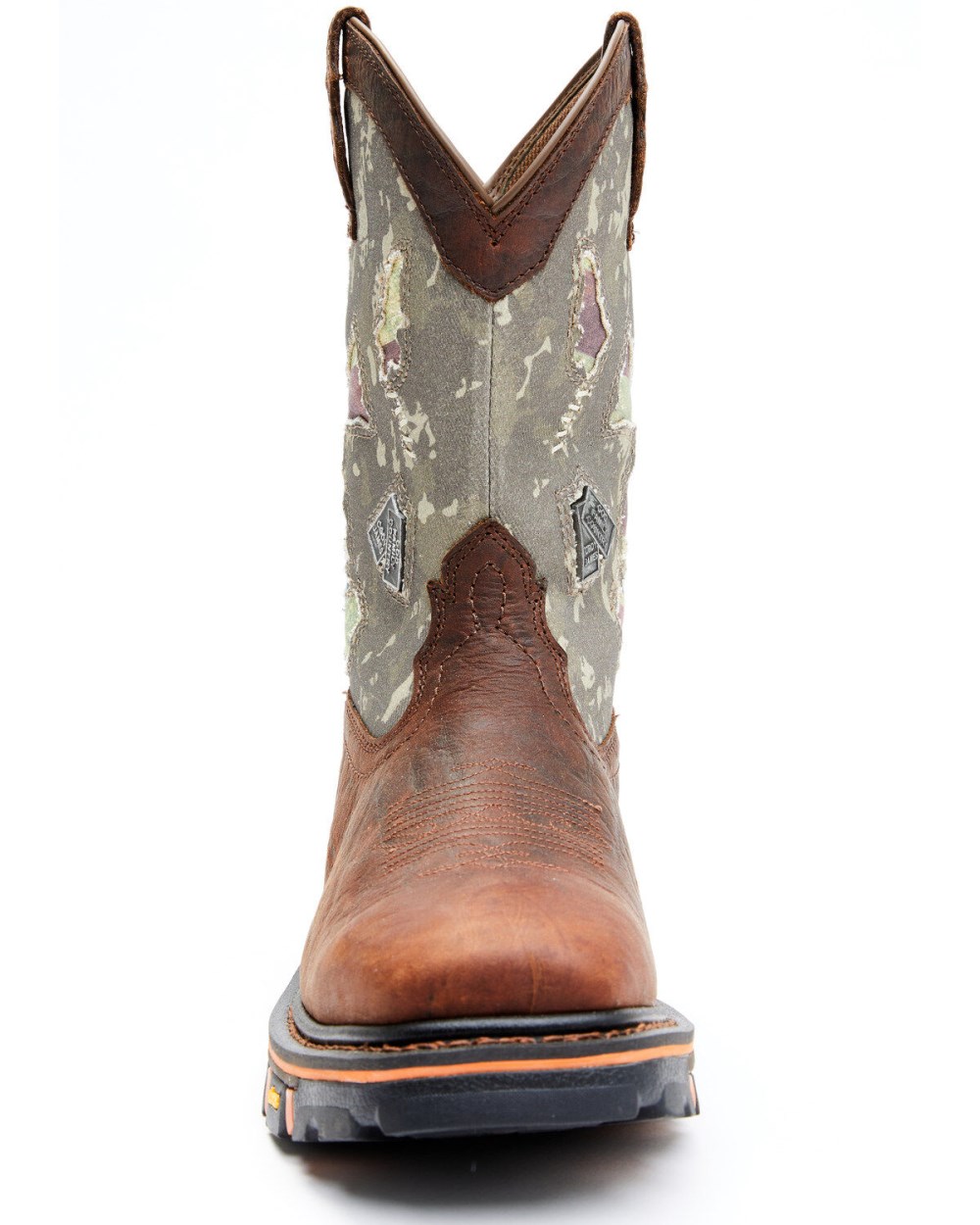 Cody James - Men's Camo Decimator Western Work Boots - Soft Toe | Brown