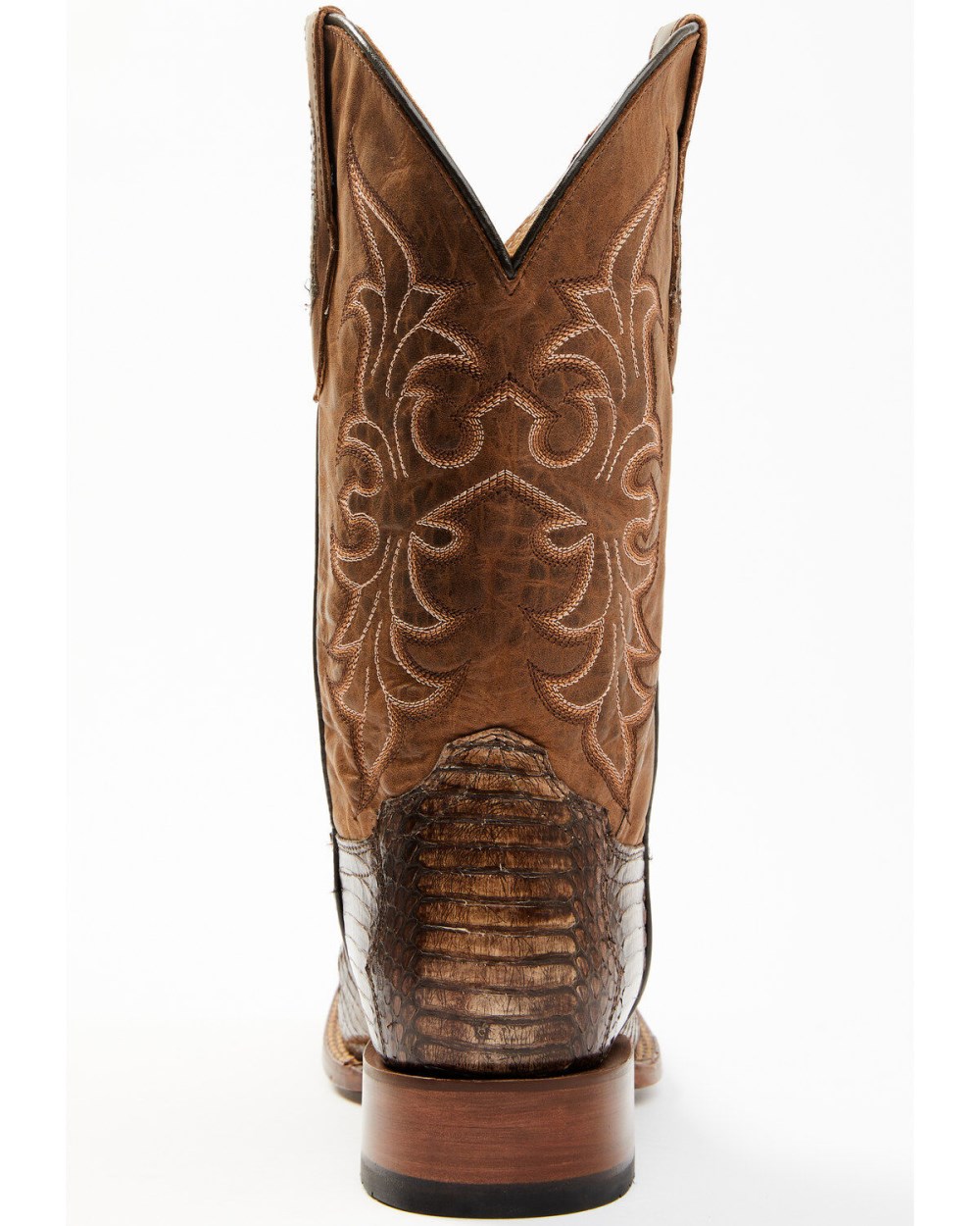 Cody James - Men's Cobra Brown Exotic Western Boots - Broad Square Toe | Brown