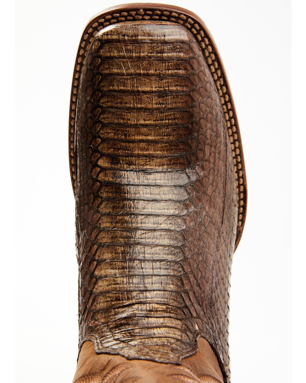 Cody James - Men's Cobra Brown Exotic Western Boots - Broad Square Toe | Brown