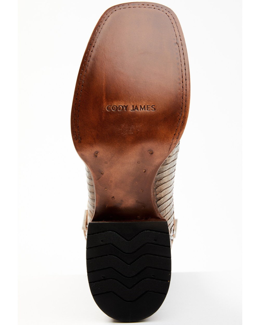 Cody James - Men's Cobra Brown Exotic Western Boots - Broad Square Toe | Brown