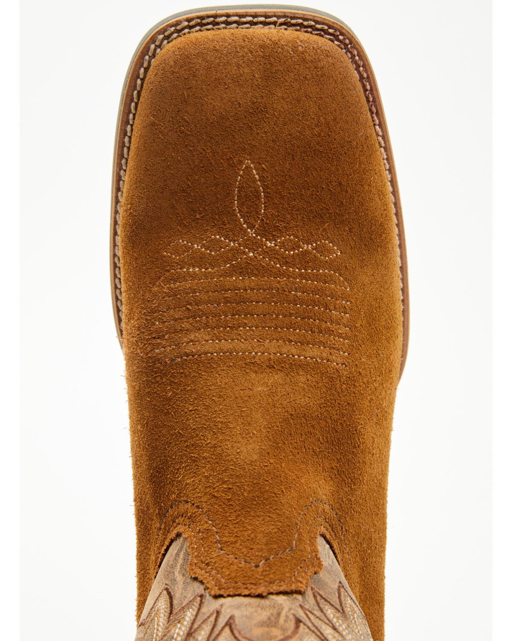 Cody James - Men's Badge Xero Gravity Roughout Western Boots - Broad Square Toe | Brown