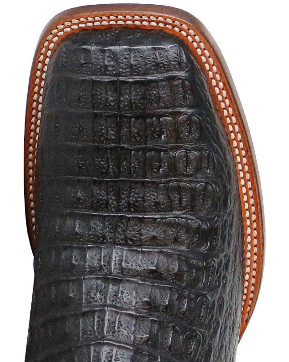 Cody James - Men's Caiman Embroidered Exotic Boots - Broad Square Toe | Black