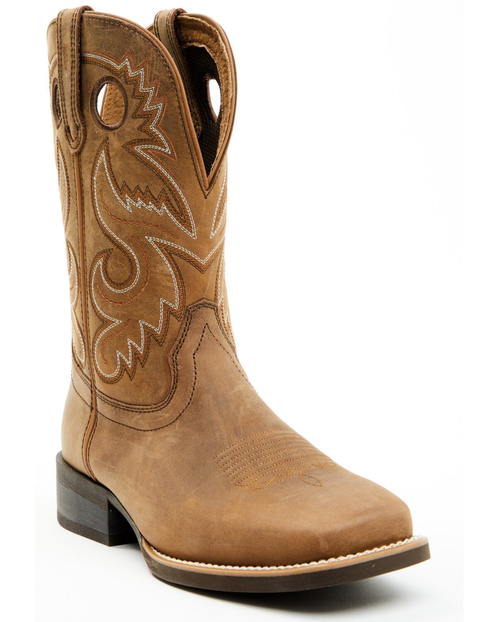 Cody James - Cush Core Men's Honcho Performance Western Boots - Broad Square Toe | Tan - Click Image to Close