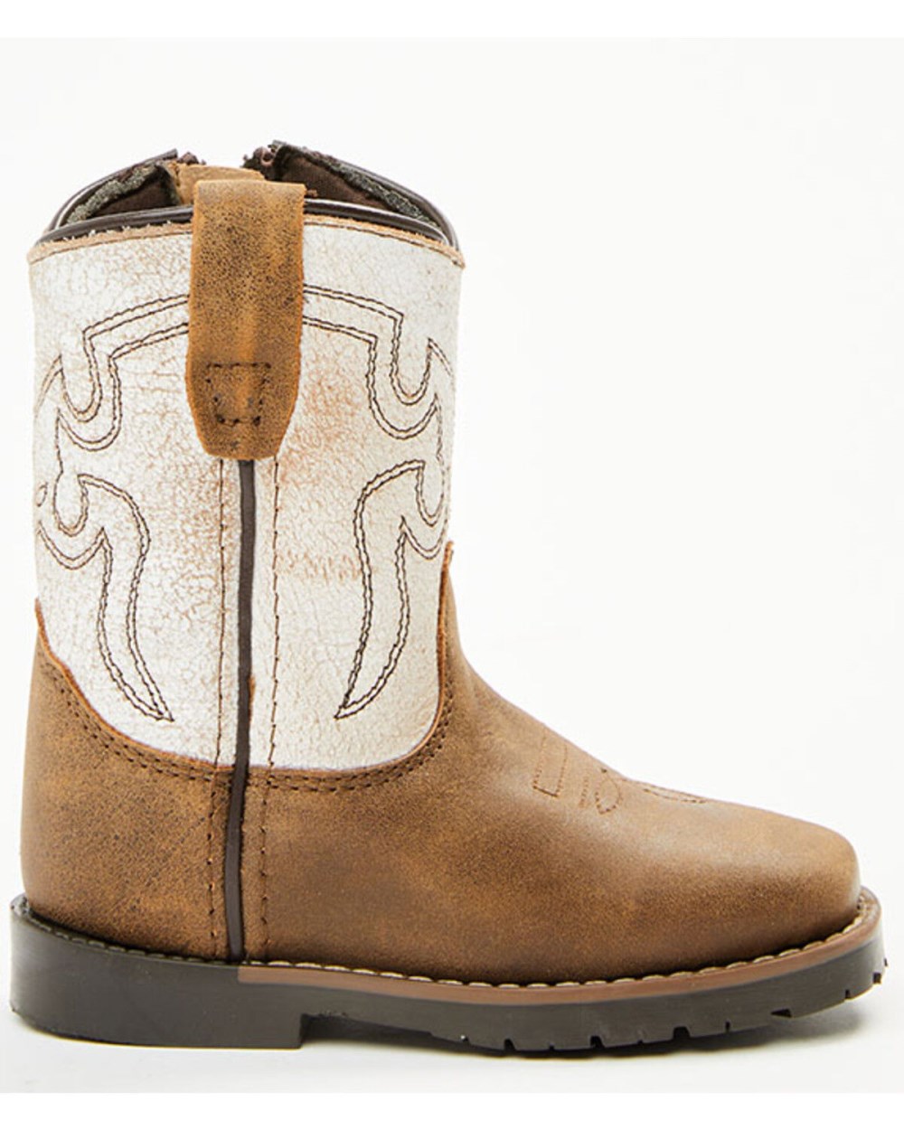 Cody James - Toddler Boys' Little Luke Western Boots - Square Toe | Brown