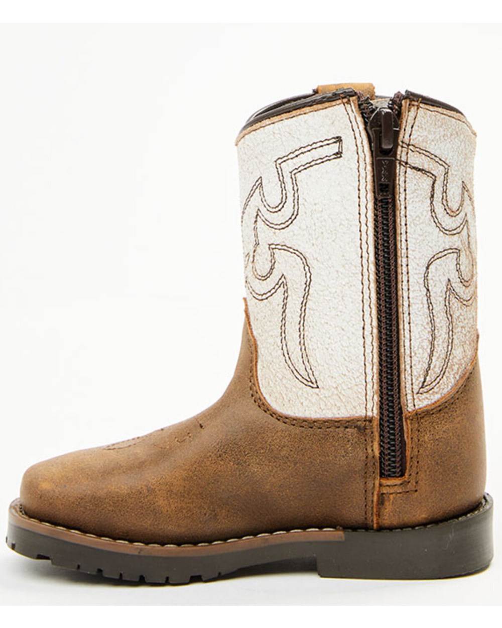 Cody James - Toddler Boys' Little Luke Western Boots - Square Toe | Brown