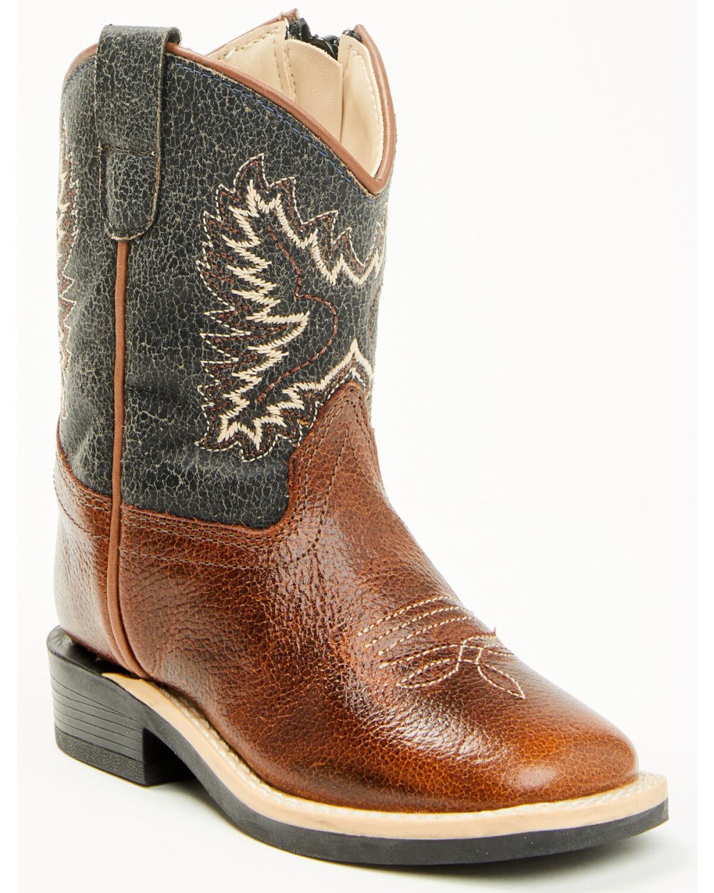 Cody James - Little Boys' Little Ryder Western Boots - Broad Square Toe | Brown