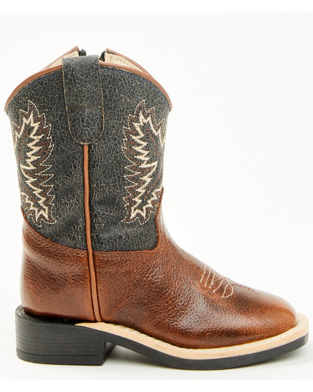 Cody James - Little Boys' Little Ryder Western Boots - Broad Square Toe | Brown