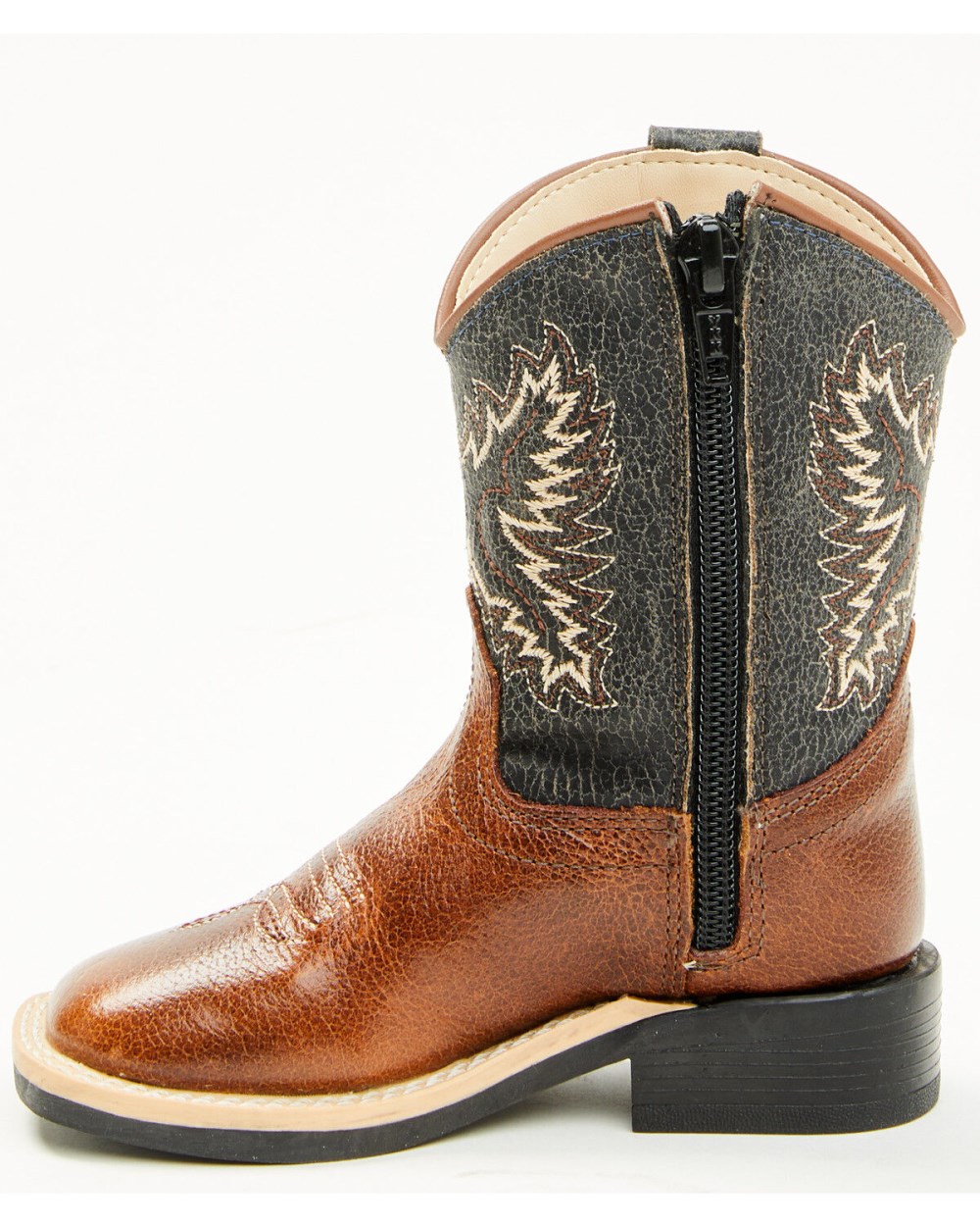 Cody James - Little Boys' Little Ryder Western Boots - Broad Square Toe | Brown