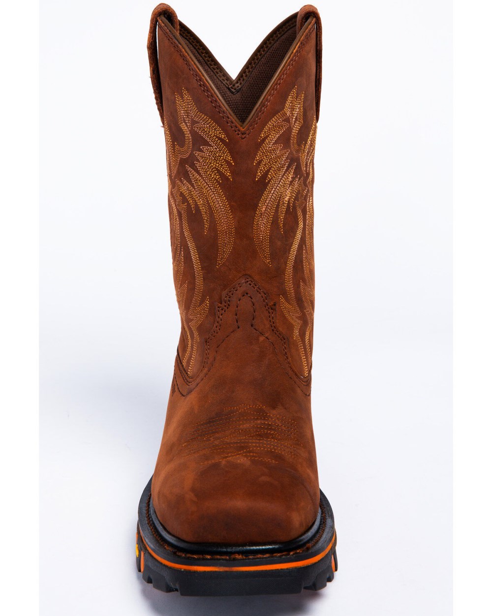 Cody James - Men's 11" Decimator Western Work Boots - Steel Toe | Brown