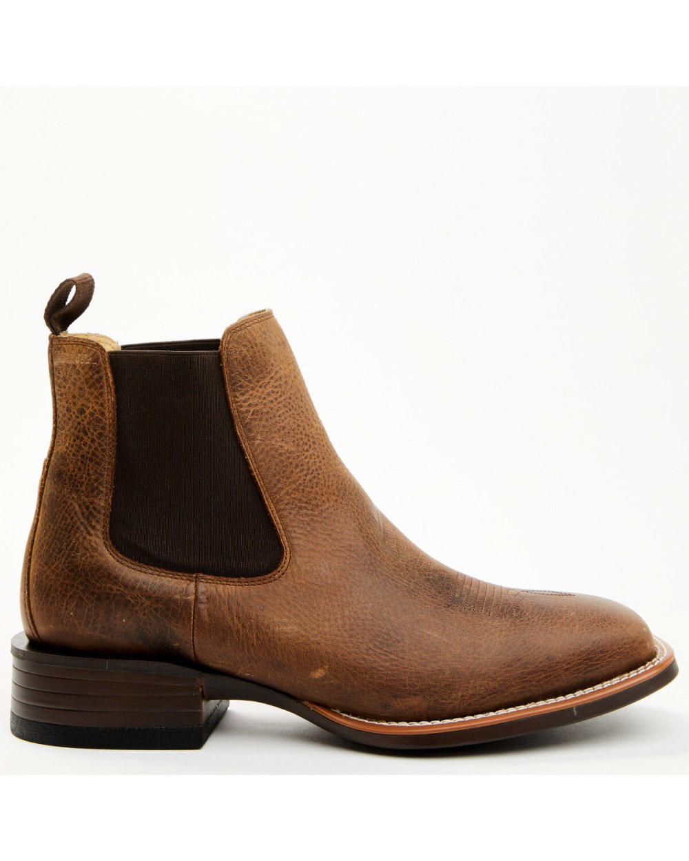 Cody James - Men's Jones Chelsea Boots - Broad Square Toe | Tan