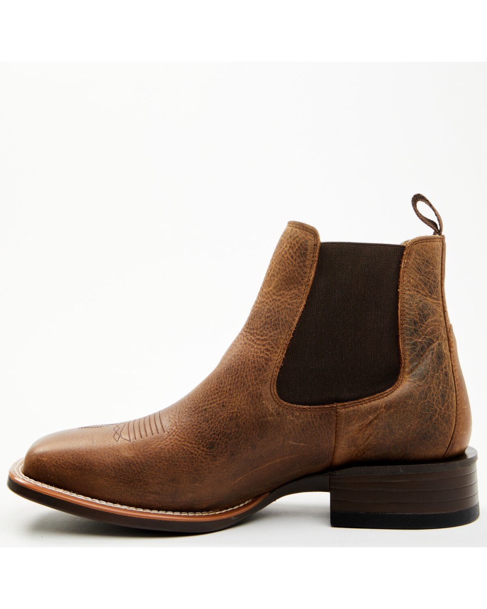 Cody James - Men's Jones Chelsea Boots - Broad Square Toe | Tan