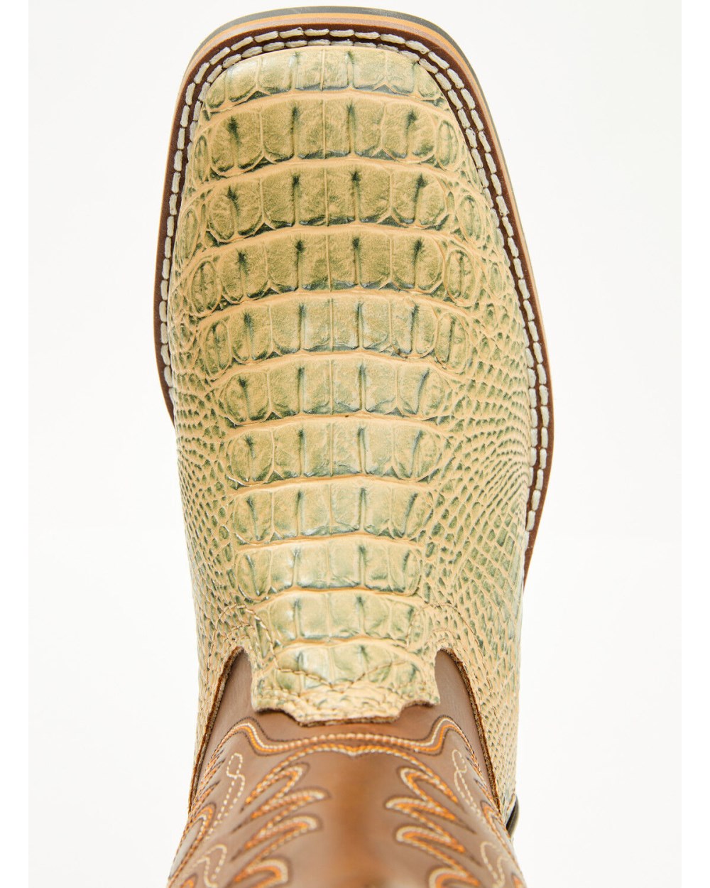 Cody James - Little Boys' Gator Print Western Boots - Broad Square Toe | Brown