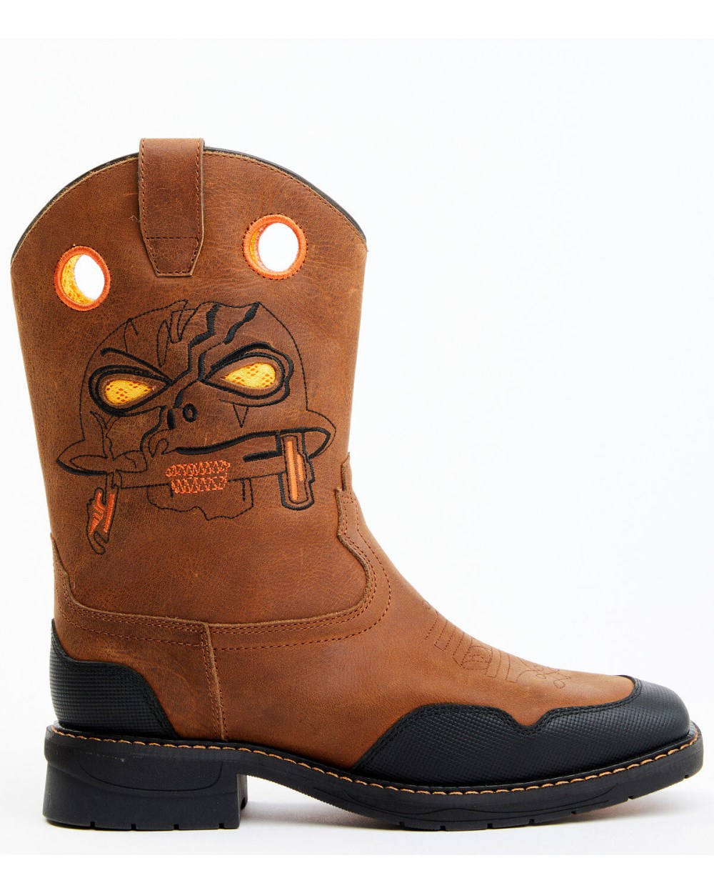 Cody James - Boys' Skull Work Boots - Broad Square Toe | Multi