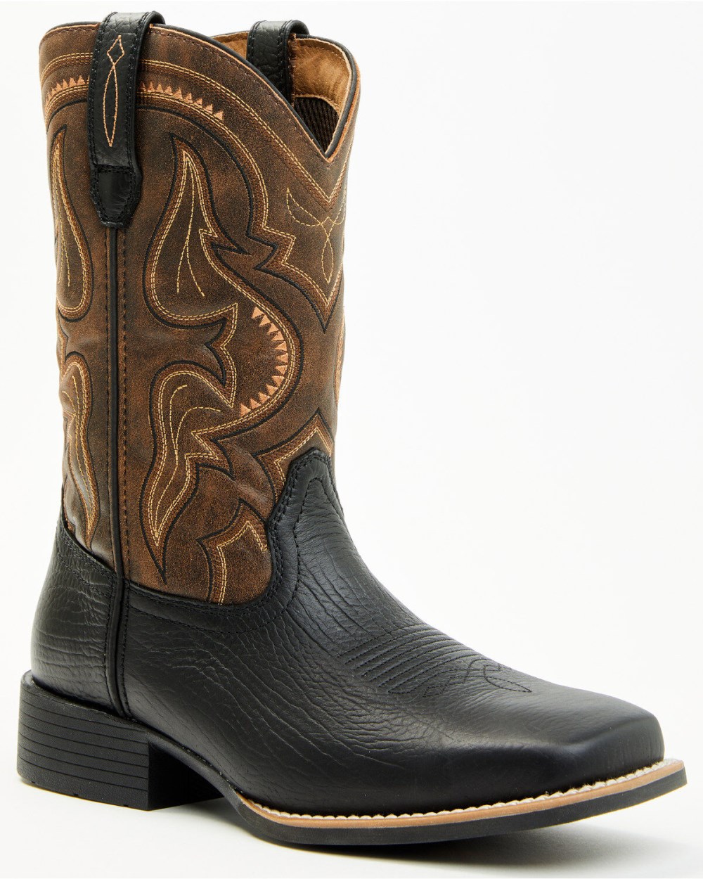 Cody James - Cush Core Men's Maverick Performance Western Boots - Broad Square Toe | Black