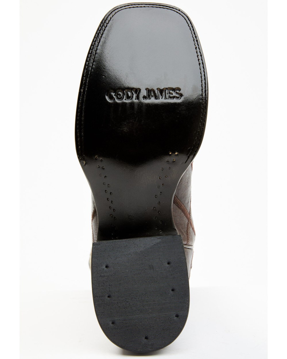 Cody James - Men's Exotic Full Quill Ostrich Western Boots - Broad Square Toe | Brown