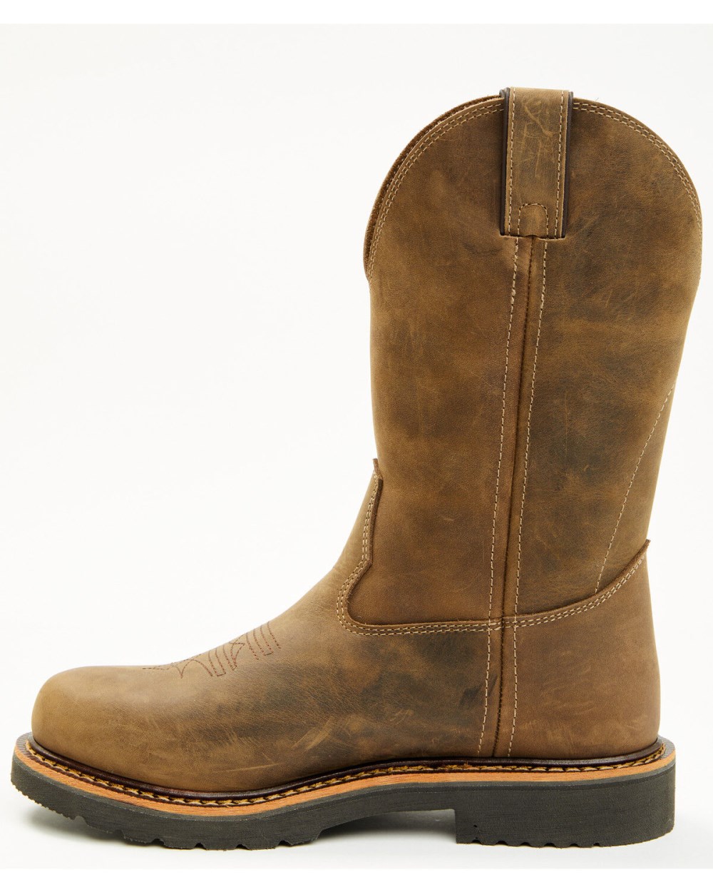 Cody James - Men's USA Pull-On Work Boots - Composite Toe | Brown