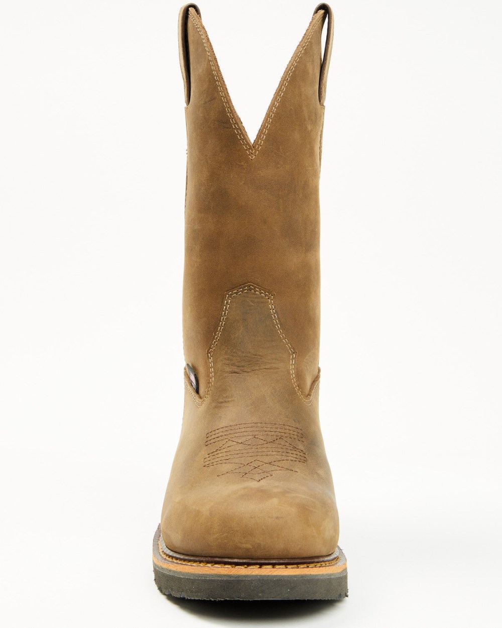Cody James - Men's USA Pull-On Work Boots - Composite Toe | Brown
