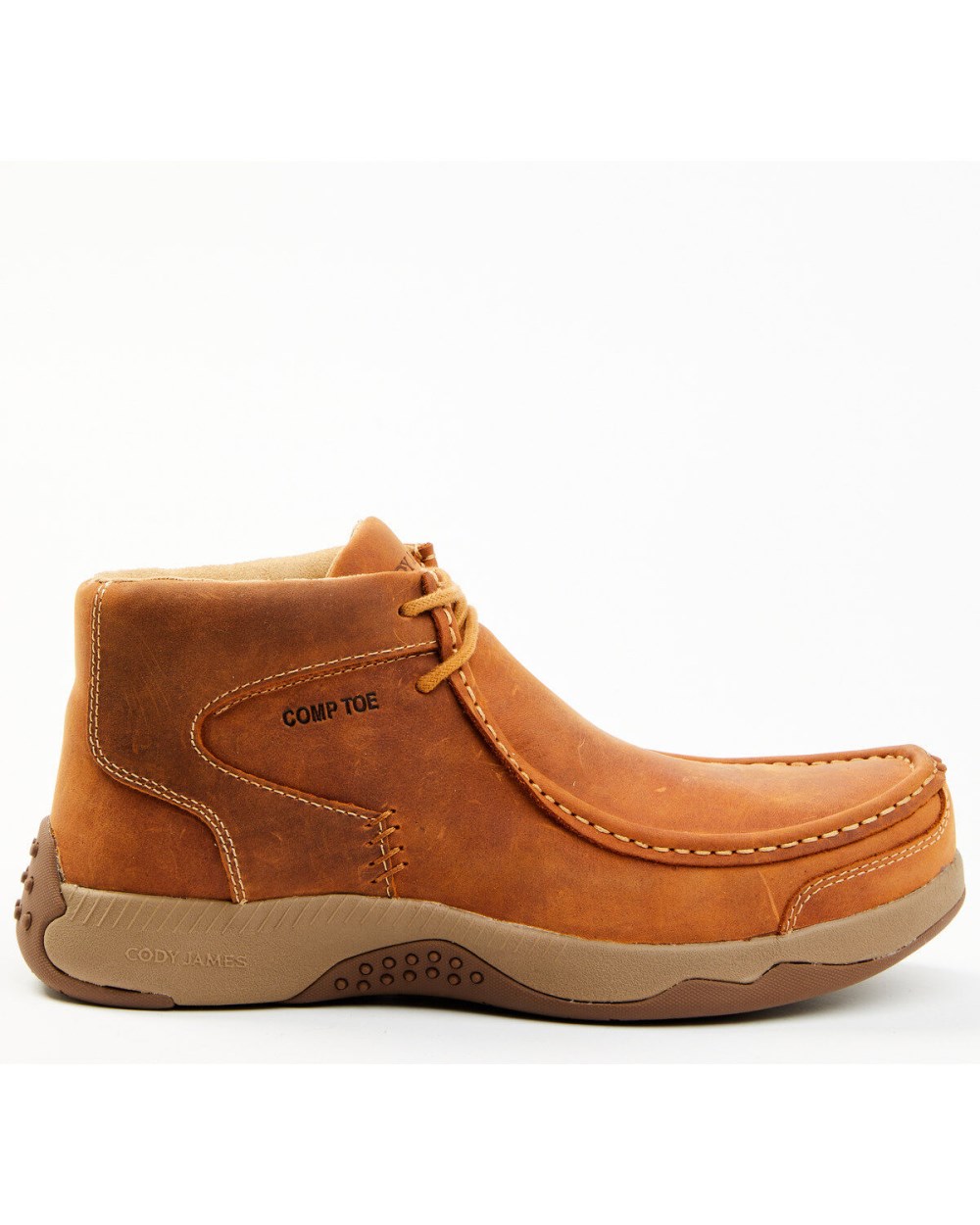 Cody James - Men's Casual Wallabee Big Brother Lace-Up Work Boots - Composite Toe | Tan