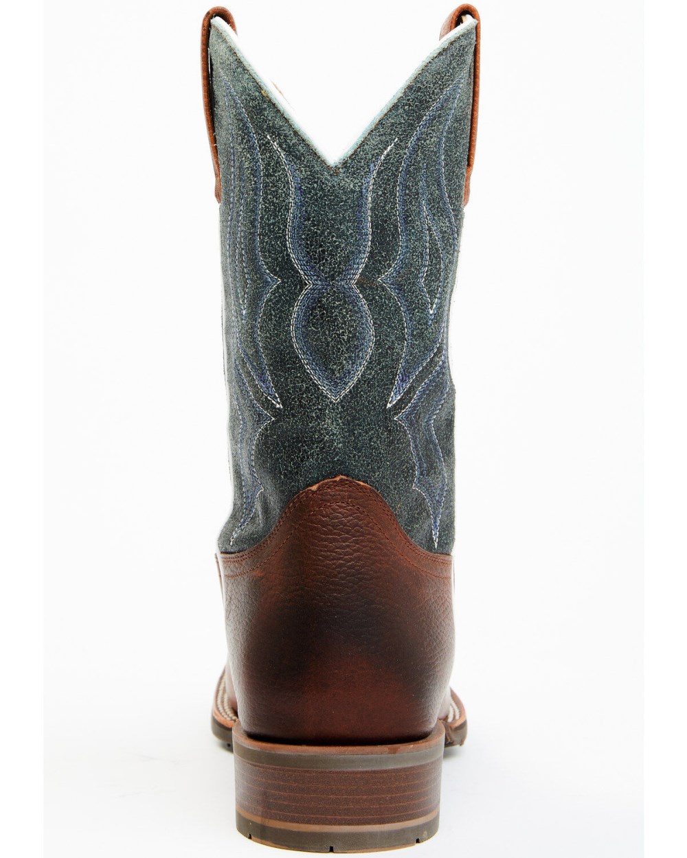 Cody James - Men's Xtreme Xero Gravity Western Performance Boots - Broad Square Toe | Brown/blue