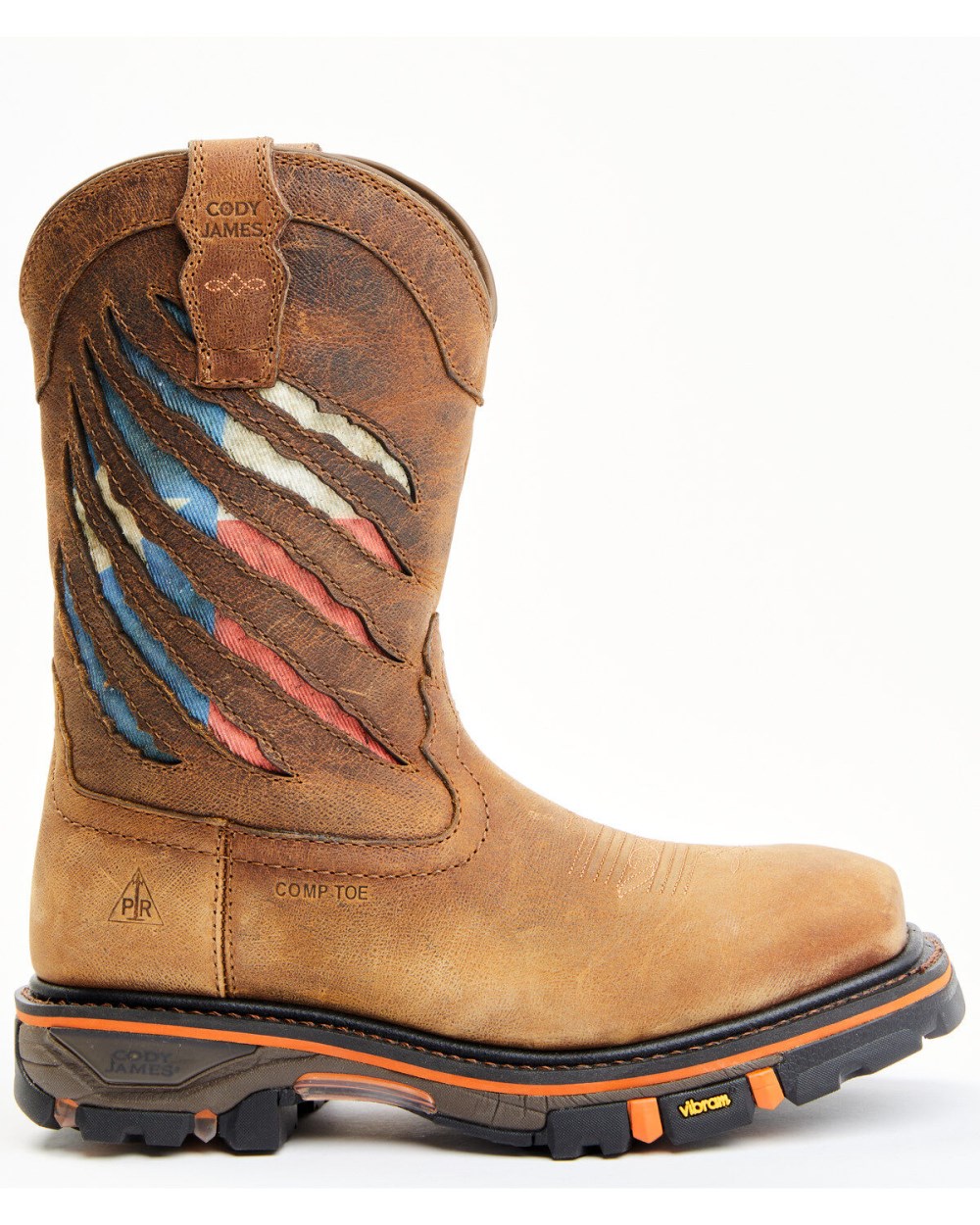 Cody James - Men's 11" Decimator Western Work Boots - Nano Composite Toe | Brown