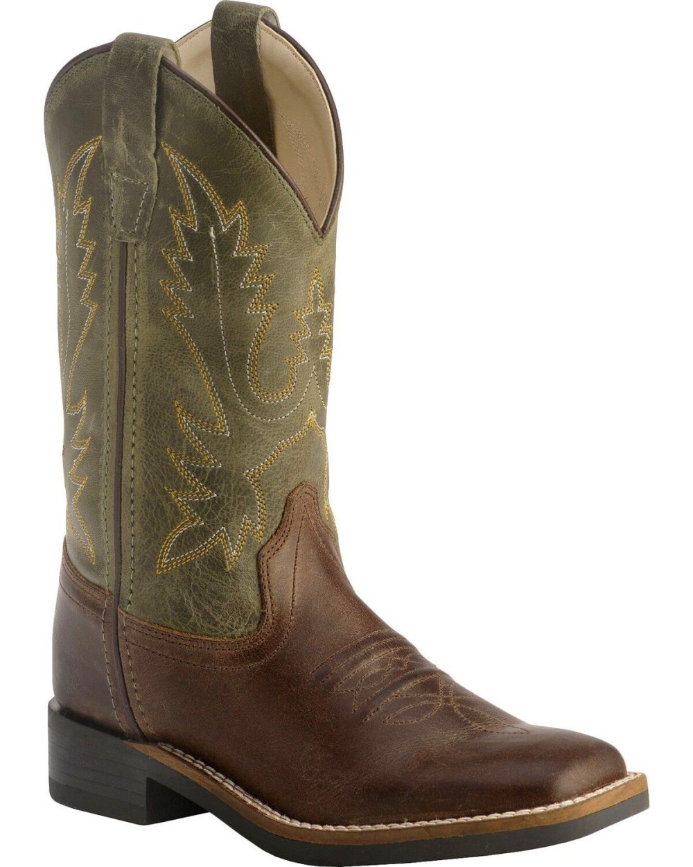 Cody James - Boys' Stitched Western Boots - Square Toe | Chocolate
