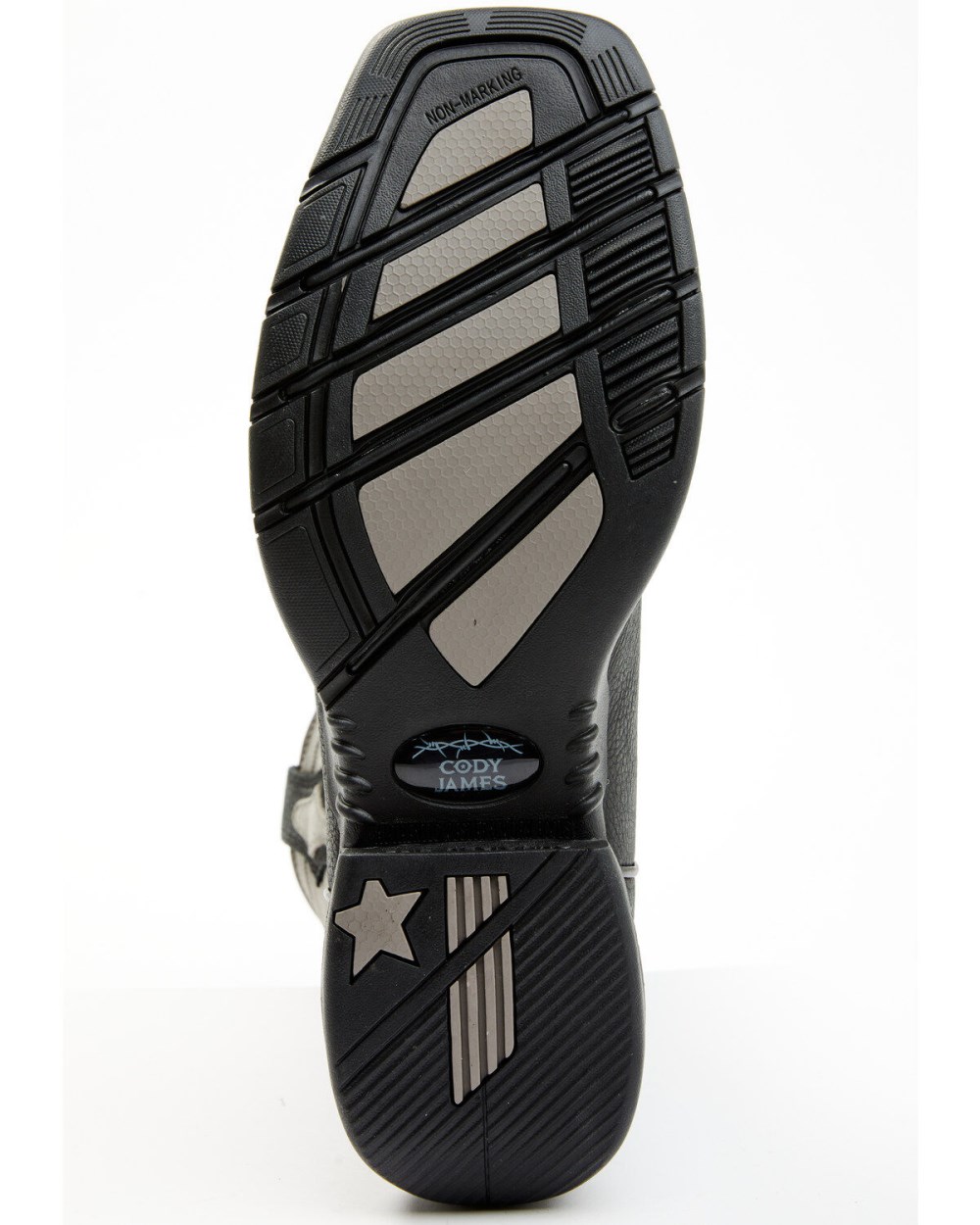 Cody James - Men's Summit Lite Xero Gravity Performance Western Boots - Broad Square Toe | Black